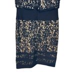 Tadashi Shoji Women's Dress Lace Blouson Waist Embroidered Lace Cap Sleeve Sz.12 Photo 10