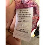 Sophia Jeans By Sophia Vergara Hawaiian Tropical Monstera Linen Blend Shirt XXXL Pink Size undefined Photo 8