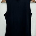 Athleta Size XS Black Mockneck Sleeveless Tank Minimalist Athleisure Comfort Photo 0