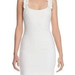 Revolve Likely Elana Sleeveless Ruffle Strap White Fitted Sheath Mini Dress Photo 0