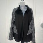 Athletic Works Women's Quarter Zip Active Black and White Jacket Size XXL EUC Photo 1