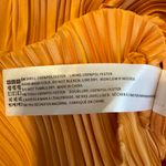 En Saison Ilianna Maxi Dress Womens Small Orange Pleated Formal Wedding Cocktail Photo 15