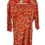 April Cornell Vintage Cottage Core Floral Dress Red Size M Photo 0
