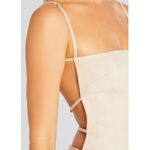 NWT Ser.o.ya Leonora Linen Mini Dress Sz Medium $218 Tan Photo 5