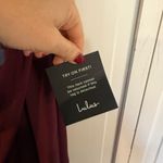 Lulus  NWT glamorous disposition burgundy ruched maxi dress small Photo 7