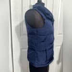 Forever 21  Navy Blue Puffer Vest small S Photo 2