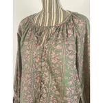 Cleobella Geen Pink Whitley Ruffle Sleeve Button Front Top Size Small Photo 2