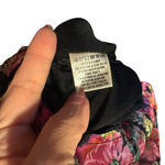 Very J  Floral Print Mini Dress Square Neck Puff Sleeve‎ Smocked Pink Women's Sm Photo 4