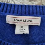 Adam Levine Gnarly Knit Varsity Sweater Blue Size XL Photo 2