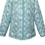 ZeroXposur Quilted Puffer Jacket Women’s Size XL Mint White Water Wind Resistant Photo 2