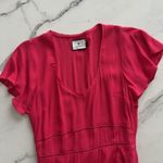 Tuckernuck Francesca Ruffle Maxi Dress Feminine Modest chic fuchsia Pink Size XS Photo 8