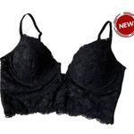 Nue Garage Black Lace Underwired Bralette Women's Size Medium NWOT | 51 Photo 0