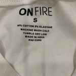 On Fire  White T-Shirt Photo 2