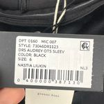 Gianni Bini  Nastia Liukin Audrey Off the Shoulder Satin Midi Dress Women’s Sz 6 Photo 5