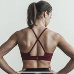 Nobull NWT Women’s High-Neck Sports Bra - XS - Cabernet (Red) Photo 1