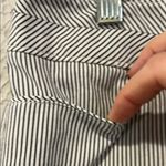 White House | Black Market Black and White striped dress shorts size 10 Photo 5