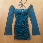 Princess Polly hampstead long sleeve teal dress SIZE 4 Photo 1