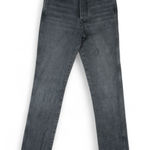 ZARA  Jeans Womens 0 (24x31) Gray Black Slim Fit Full Length Button Fly Mid Rise Photo 0