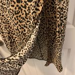 New Look  Animal Print Ruched Mock Neck Midi Dress Size 4 Long Sleeves NWT Photo 4