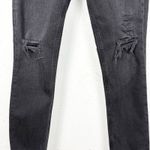 AGOLDE Nico High Rise Slim Denim Jeans Cotton Stretch Destroyed Button Fly 26 Photo 11