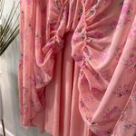 Love Shack Fancy  Pink Floral Midi Dress Photo 8