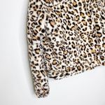 BLANK NYC  faux fur cheetah leopard print jacket size small Photo 7