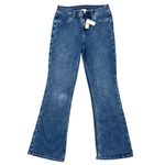 Aerie  Denim Baby‎ Flare Jeans Medium Western Boho Stretch Trouser NEW/READ Photo 2