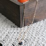 Black butterfly necklace Gold Photo 0