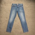 Mother Superior Denim The Looker Crop Jeans Independent Studies Medium Blue Size 27 Photo 2