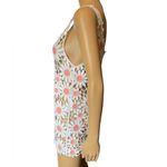 Hobie Pink White Sheer Crochet Boho Hippie Earthy Floral Daisy Micro Mini Dress Photo 2