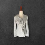 love on a hanger  Light Gray Zip-Up Sweater Photo 3