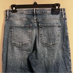Hollister Blue Ultra High-Rise Dad Jeans Stretch Womens Size 13R Straight Leg Photo 5