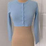 I am gia I.Am.Gia. Audrina Crop Cardigan Powder Blue Photo 0