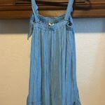Kori  Blue Ruffled Dress Photo 0