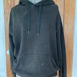 Social Culture Women's Black Acid Wash Hoodie Cotton Blend Photo 1