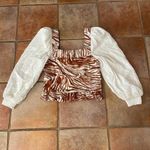 Love the Label smocked eyelet top large White Photo 2