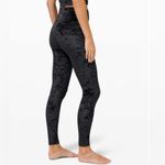 Lululemon  Wunder Lounge High-Rise Tight 28" Crushed Velvet Black Size 6 W5DAVS Photo 1