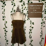 Urban Outfitters Kensie Corduroy Lace Back Mini Dress NWT Photo 2