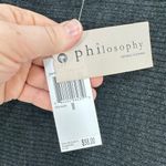 Philosophy Republic Clothing Charcoal Heather Gray Knit Sweater Women's Pullover Size M Photo 5