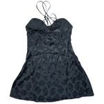 For Love & Lemons NWT  Women’s Black Melody Mini Dress Size Medium and necklace Photo 3