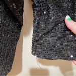 Style Rack Black Sequin Off Shoulder Minidress Size Medium Photo 5