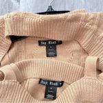 Say What? Tan Cable Knit 2pc Sweater Set M Photo 2