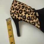 Cole Haan  Grand OS Raquel Suede Calf Hair Bootie Black Leopard Business Chic 9.5 Photo 5