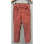 Mother Stash Mid Rise Dazzler Ankle Jean In Desert Sand Size 26 Pink Photo 7