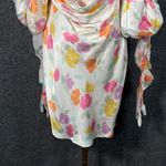 For Love & Lemons  Hazel Floral Satin Strapless Mini Dress Medium Photo 8