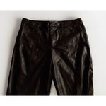 Love, Whit by Whitney Port Faux Leather Size 14 Pants ** Repair On A Tear Noted Brown Photo 5