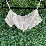 Madewell - NWT | Tie-Front Bubble Swim Cover-Up |. Crop Top Photo 7