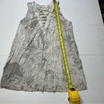 American Eagle  Splatter Paint Tie Dye V-Neck Cut Out Tank Top Gray Sz XS Women Photo 5