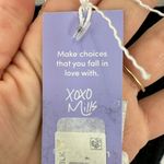 Florence by Mills XOXO Black Knit Crop Top Sleeveless Sweater Tank Large NWT Photo 2