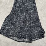 Torrid  Dark Grey Leopard Mesh Midi Dress Sleeveless V-Neck Fairygoth Size 1X Photo 7